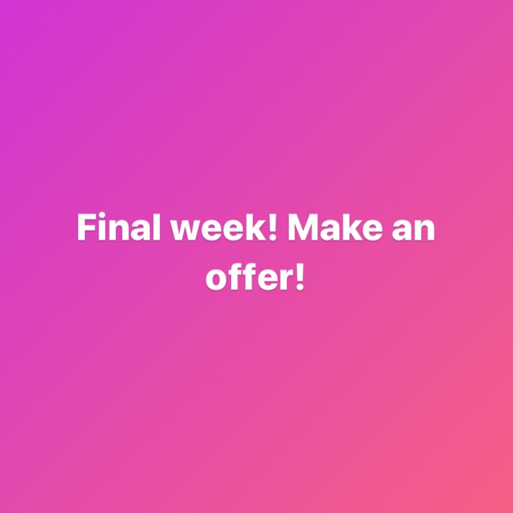 🎊Final week! Everything must go by 1/15🎊